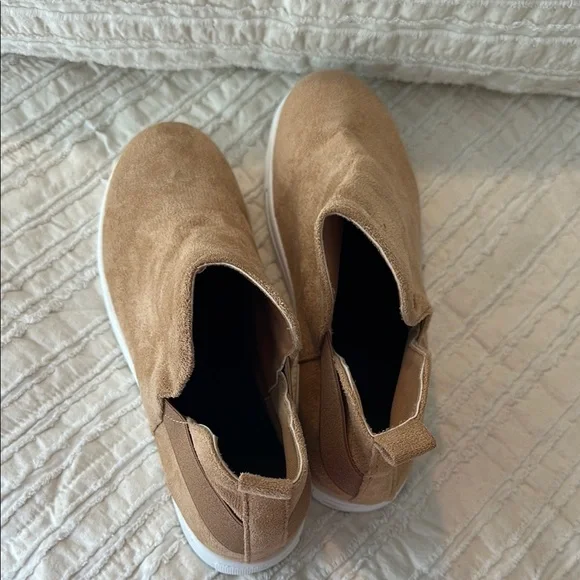 Tan Slip-On Sneakers - Picture 3 of 4